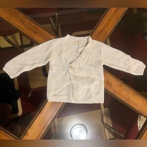 Fin & Vince Baby Sweater Cardigan - Cream NWT